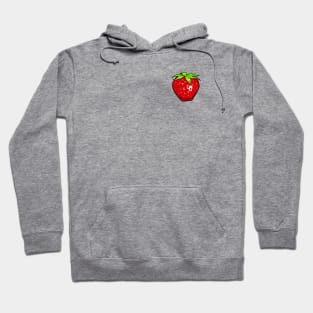 Strawberry BADGE Small Left Breast Logo Hoodie